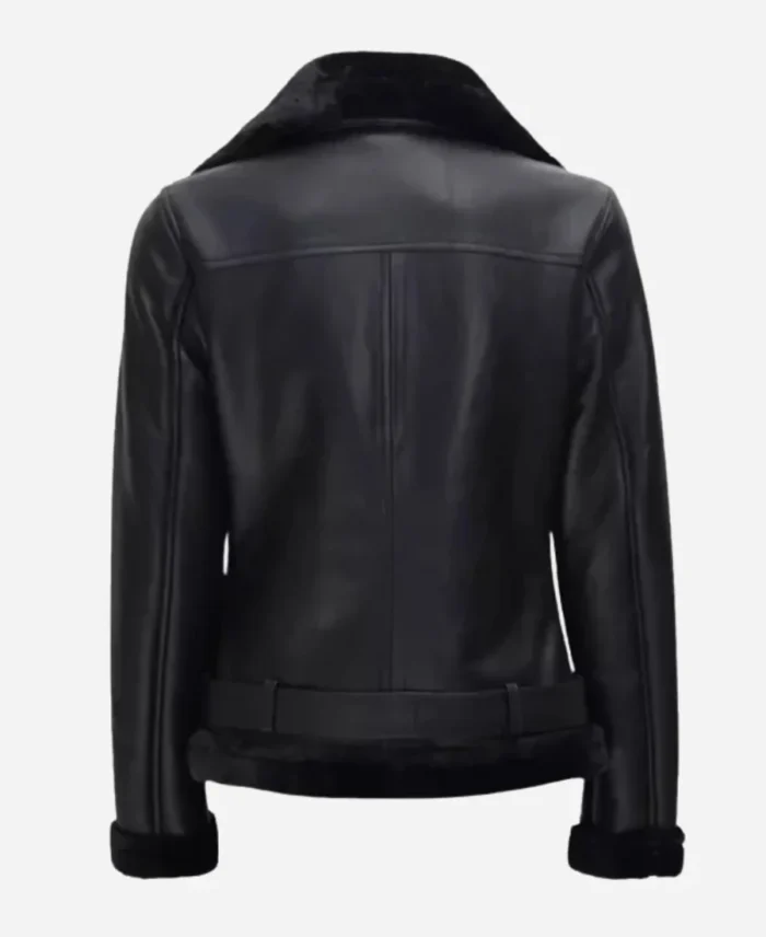 Black-Asymmetrical-Shearling-Leather-Jacket-For-Women