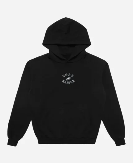 Born-x-Raised-Philadelphia-Eagles-Chrome-Rocker-Black-Pullover-Hoodie