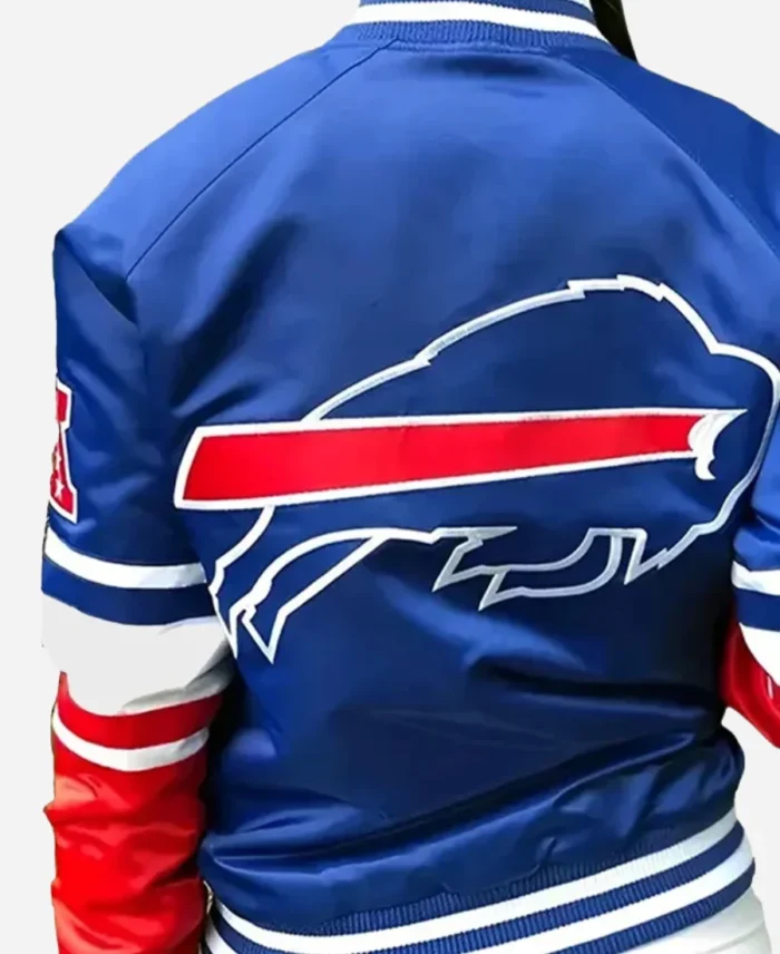 Buffalo-Bills-Starter-Blue-And-Red-Satin-Varsity-Jacket-For-Sale