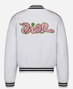 Christian-Kylian-Mbappe-White-Varsity-Jacket