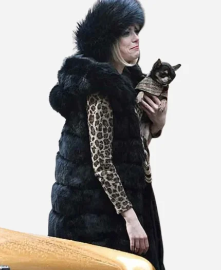 Cruella-De-Vil-Movie-Cruella-2021-Emma-Stone-Black-Fur-Trench-Coat