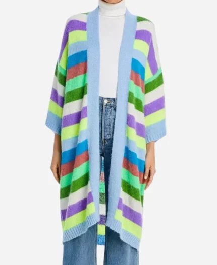 Elsbeth-Tascioni-TV-Series-Elsbeth-Season-02-Carrie-Preston-Multi-Striped-Kimono-Cardigan-For-Women