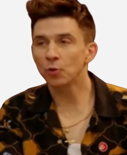 Great-British-Menu-S20-Brown-Black-Geo-Printed-Shirt