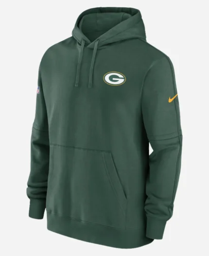 Green-Bay-Packers-Green-Sideline-Club-Hoodie