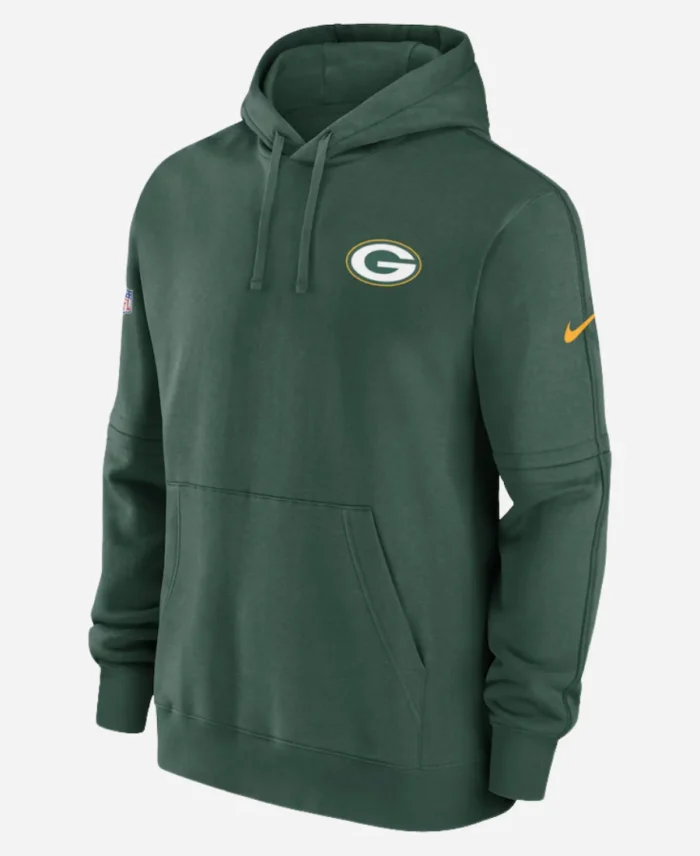 Green-Bay-Packers-Green-Sideline-Club-Hoodie