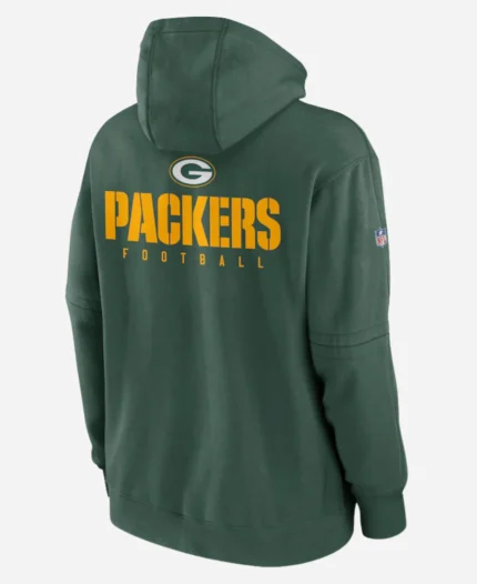 Green-Bay-Packers-Nike-Sideline-Club-Fleece-Pullover-Green-Hoodie