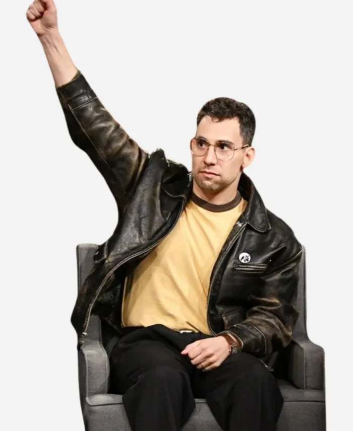 Jack-Antonoff-Black-Leather-Jacket