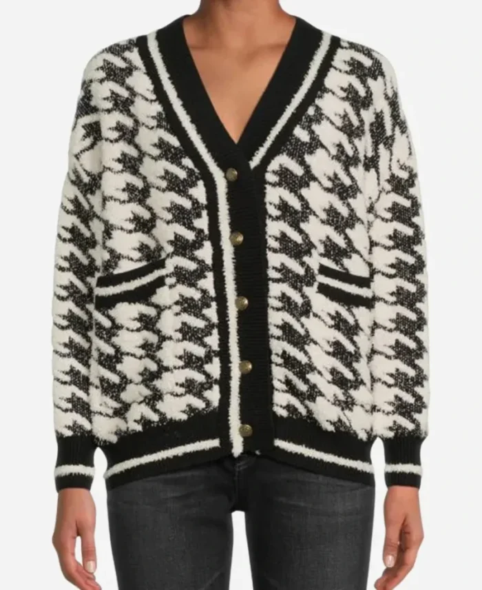 Jo-Wilson-Greys-Anatomy-Season-21-Camilla-Luddington-Houndstooth-Cardigan