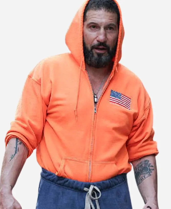 Jon-Bernthal-USA-Flag-Orange-Hoodie