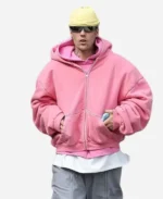 Justin-Bieber-Los-Angeles-Pink-Zip-Up-Hoodie