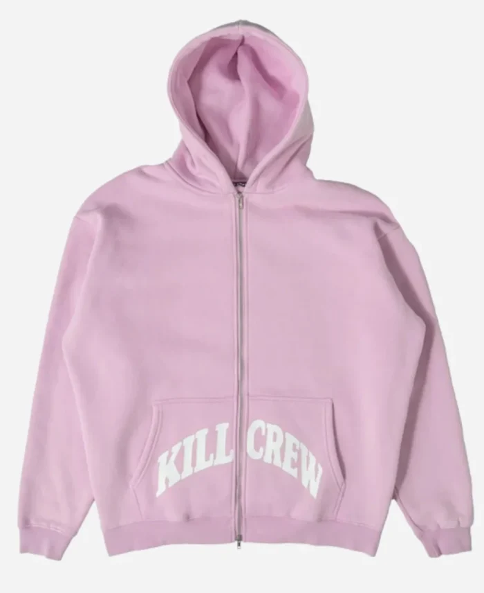 Kill-Crew-Zip-Up-Pink-Hoodie