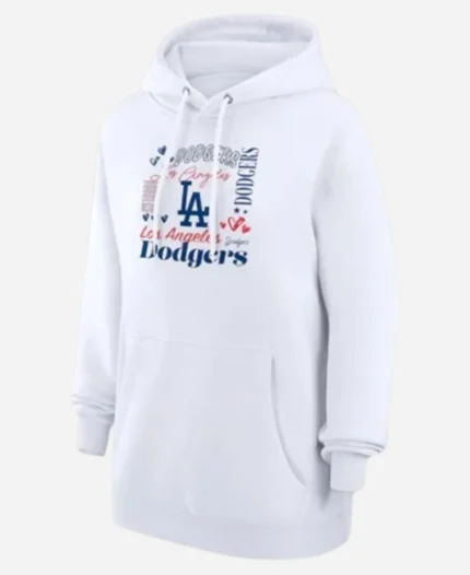 Los-Angeles-Dodgers-G-III-4Her-by-Carl-Banks-White-Collage-Team-Graphic-Fleece-Pullover-Hoodie-For-Womens