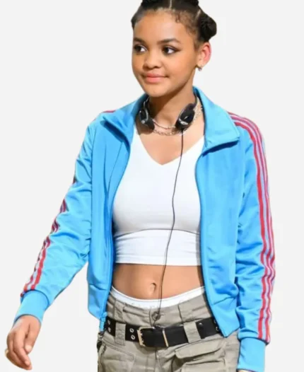 Madame-Web-Celeste-OConnor-Blue-Track-Jacket