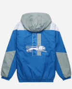 NFL-Detroit-Lions-Quarter-Blue-And-Grey-Zip-Up-Jacket