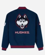 OVO-Uconn-Huskies-Blue-Bomber-Varsity-Jacket-For-Unisex