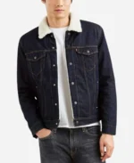 Shane-Florence-TV-Series-The-Hunting-Party-2025-Josh-McKenzie-Sherpa-Denim-Jacket
