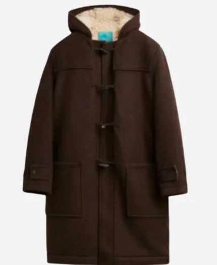 Siaja-Tv-Series-North-of-North-2025-Anna-Lambe-Brown-Wool-Shearling-Lined-Coat
