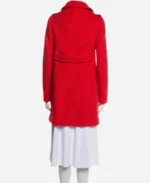 Sofia-Carson-The-Life-List-2025-Red-Double-Breasted-Peacoat