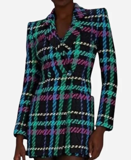 The Lincoln Lawyer S03 Becki Newton Plaid Jacket