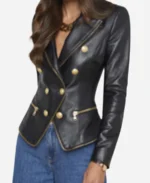 The-View-Ana-Navarro-Black-Leather-Jacket