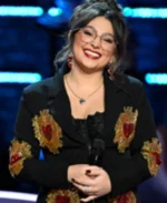 The-Voice-S27-Lucia-Flores-Wiseman-Black-Gold-Heart-Dress