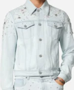 The-voice-Season-27-John-legend-Light-Blue-Embellished-Denim-Jacket
