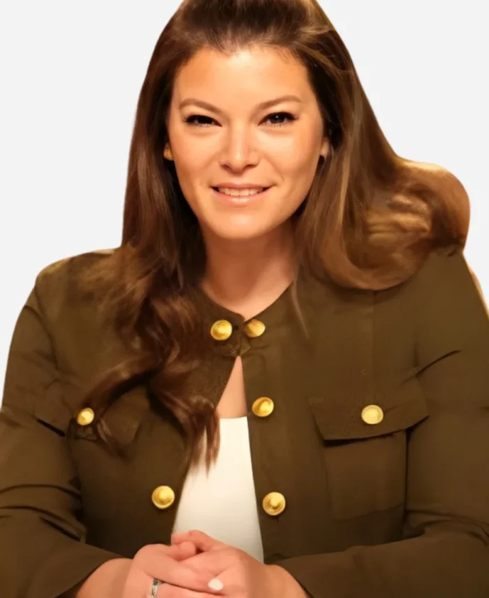 Top-Chef-S22-Gail-Simmons-Olive-Green-Pockets-Jacket