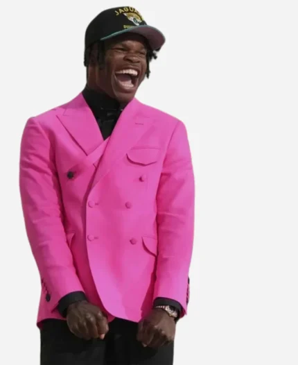 Travis-Hunter-NFL-Draft-2025-Pink-Blazer