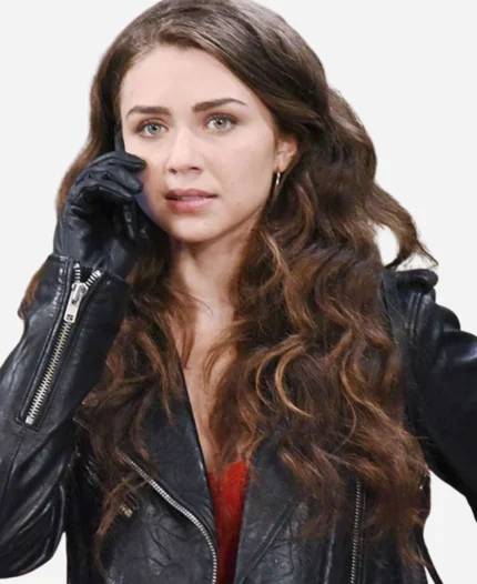 Victoria-Konefal-Days-Of-Our-Lives-Leather-Jacket