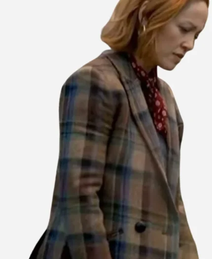 Will-Trent-S03-Erika-Christensen-Plaid-Blazer