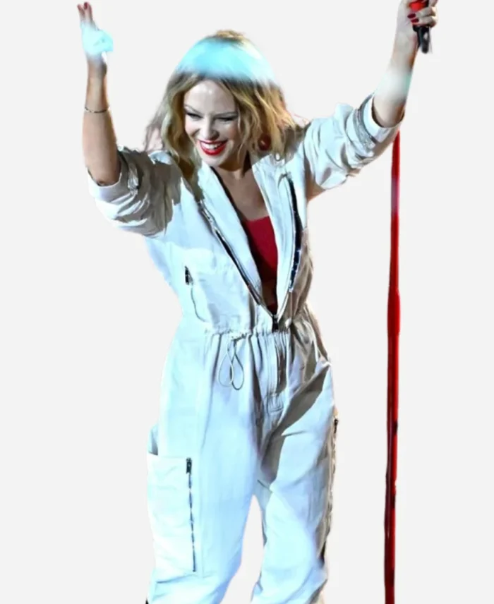 2023-F1-Grand-Prix-Kylie-Minogue-White-Jumpsuit