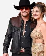 60th-Academy-Country-Music-Awards-2025-Gavin-Adcock-Black-Cowboy-Leather-Jacket