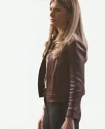 Addison-Augustine-Quantum-Leap-Season-02-Caitlin-Bassett-Maroon-Leather-Jacket