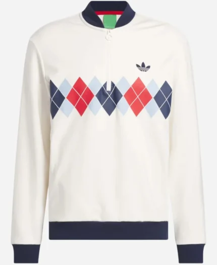 Adidas-Originals-Argyle-Printed-Half-Zip-White-Sweatshirt