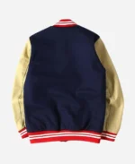 American-Rapper-Kendrick-Lamar-New-England-Patriots-Blue-and-Beige-Varsity-Jacket