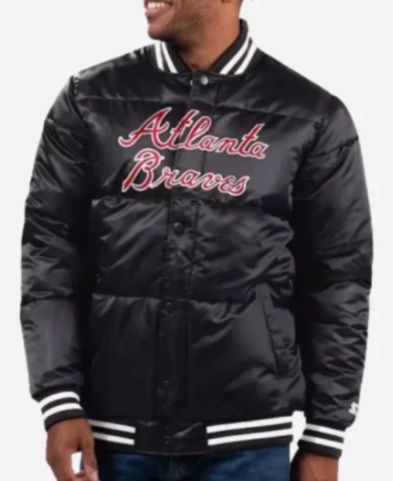 Atlanta-Braves-Starter-Black-Jacket