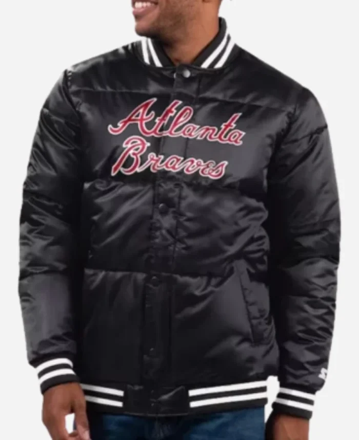 Atlanta-Braves-Starter-Black-Jacket