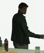 Bad-Influence-Alberto-Olmo-Green-Leather-Jacket