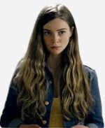 Becki-Movie-Elevator-Game-2023-Megan-Best-Blue-Denim-Jacket
