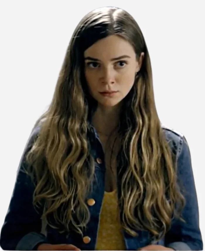 Becki-Movie-Elevator-Game-2023-Megan-Best-Blue-Denim-Jacket
