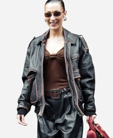 Bella-Hadid-Paris-Distressed-Jacket