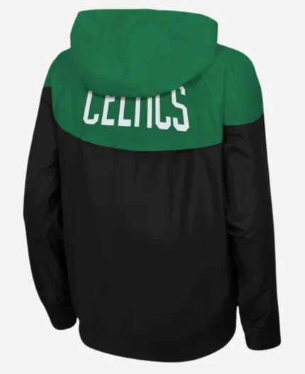 Boston-Celtics-Black-and-Green-Lightweight-Hooded-Jacket