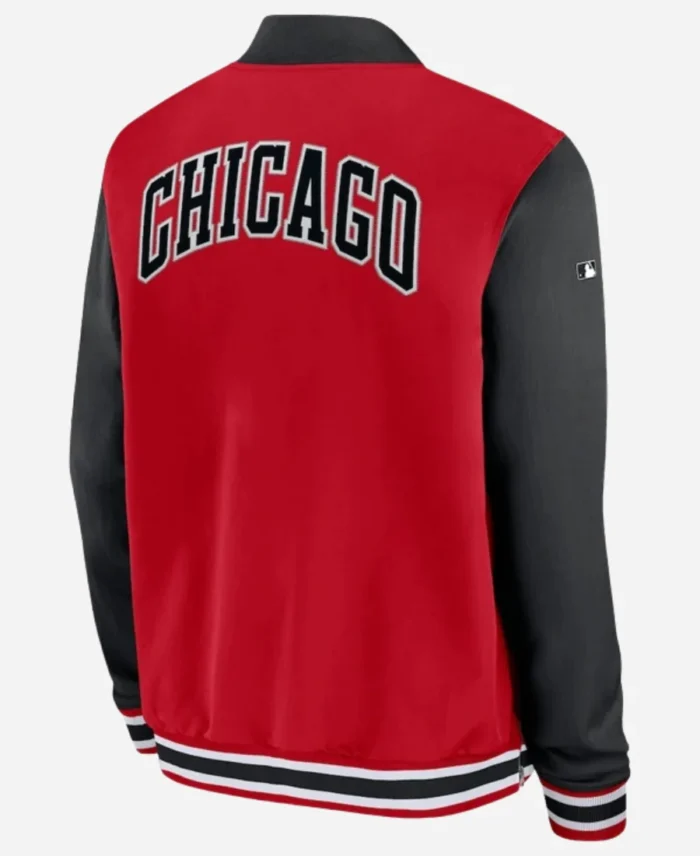 Chicago-White-Sox-Authentic-Collection-City-Connect-Full-Zip-Red-Bomber-Jacket