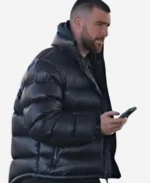 Chiefs-Travis-Kelce-Black-Puffer-Jacket