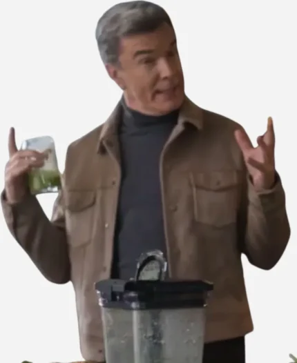Christopher-Shyer-Movie-Return-to-Office-2025-Brown-Jacket