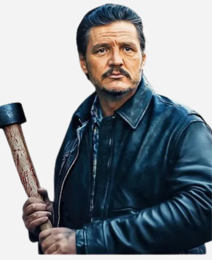 Clint-Movie-Freaky-Tales-2025-Pedro-Pascal-Black-Leather-Jacket