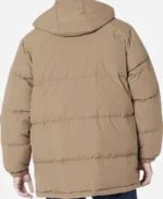 Craig-Movie-Friendship-2025-Tim-Robinson-Beige-Puffer-Hooded-Jacket