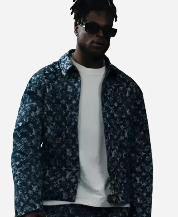 Davante-Adams-Receiver-2024-Denim-Work-Jacket