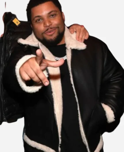 Den-of-Thieves-2-OShea-Jackson-Jr.-Black-Shearling-Jacket