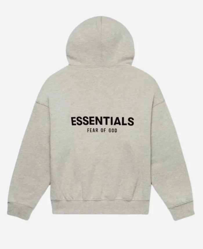 Essentials-Dark-Oatmeal-Pullover-Grey-Hoodie